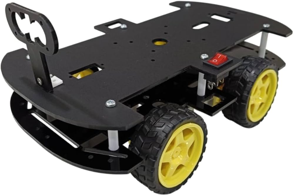 Robot Car Chassis (acrylic)